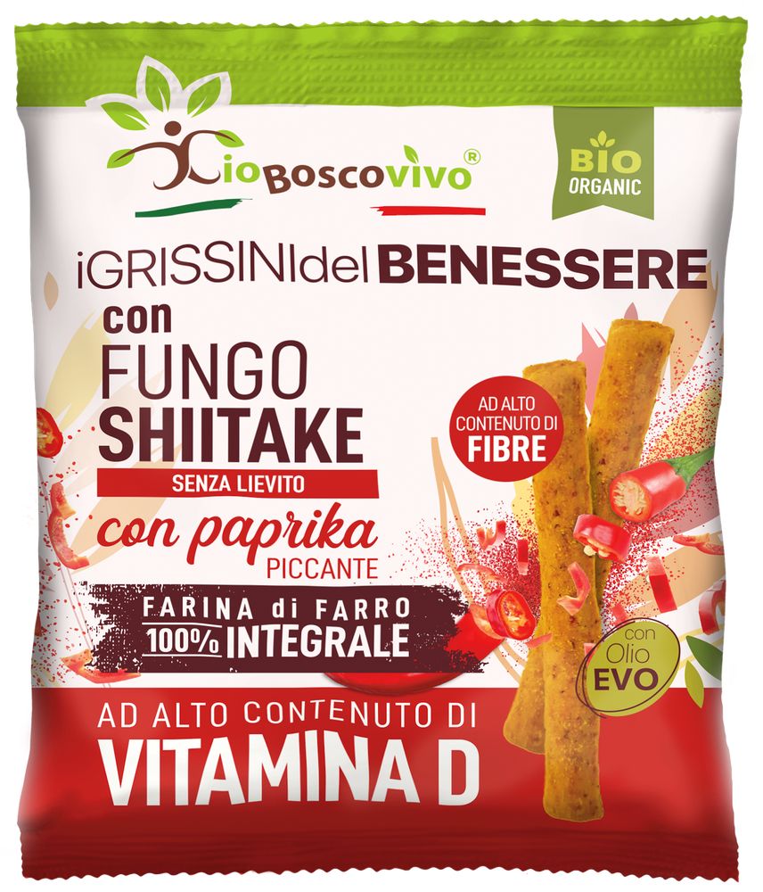 Grissini Funghi Paprika Ioboscovivo - Foto 1