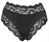 Slip Donna Con Pizzo Taglia 6 Nero Jadea