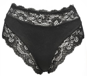 Slip Donna Con Pizzo Taglia 6 Nero Jadea - Foto 1