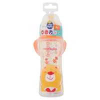 Biberon Plastica Con Manici Decori Arancioni Collo Largo Da 330 Ml 4 m + Biberon Plastica Con Manici Decori Arancioni Collo Largo Da 330 Ml 4 m +