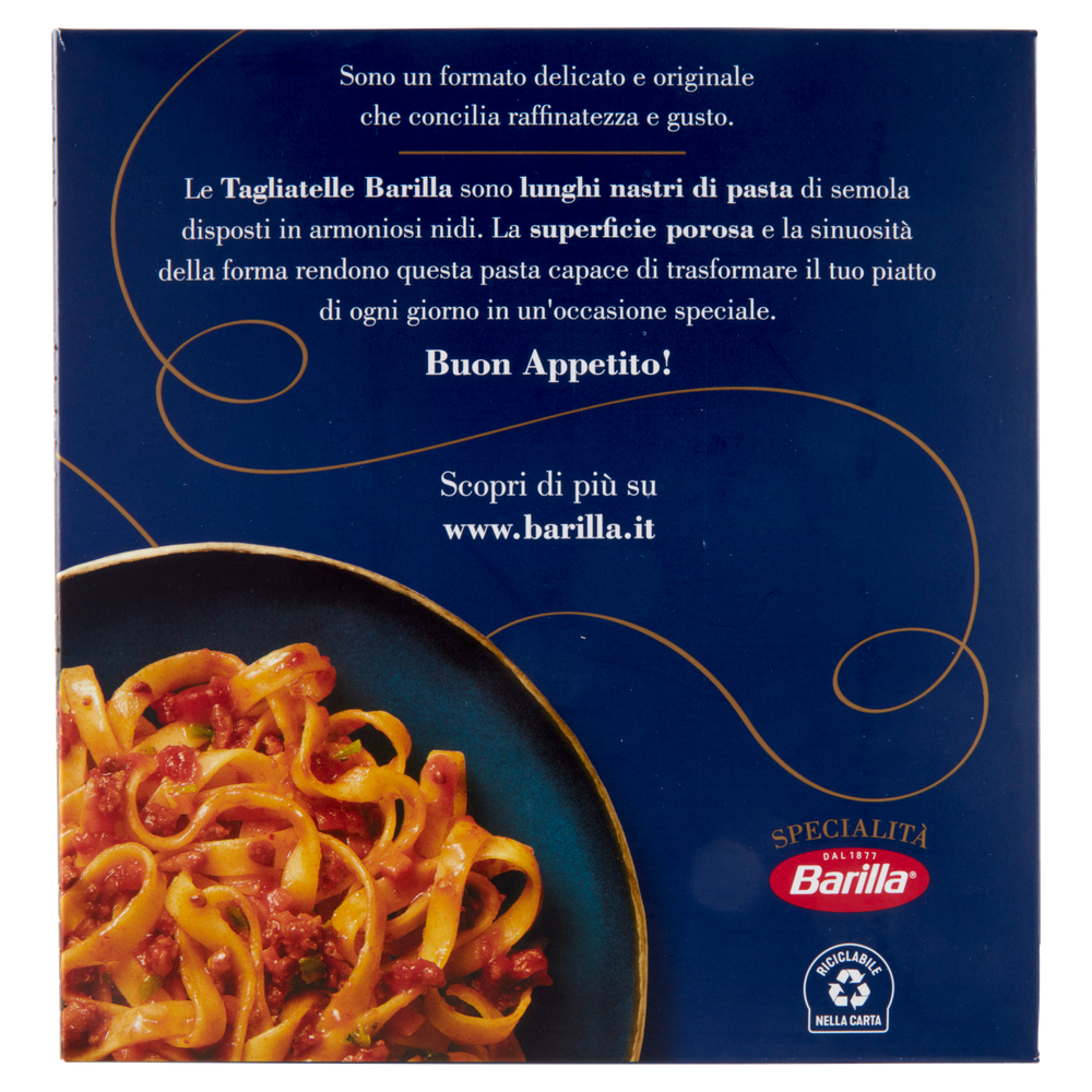 Pasta Tagliatelle Specialita' 100% Grano Italiano Barilla - Foto 3