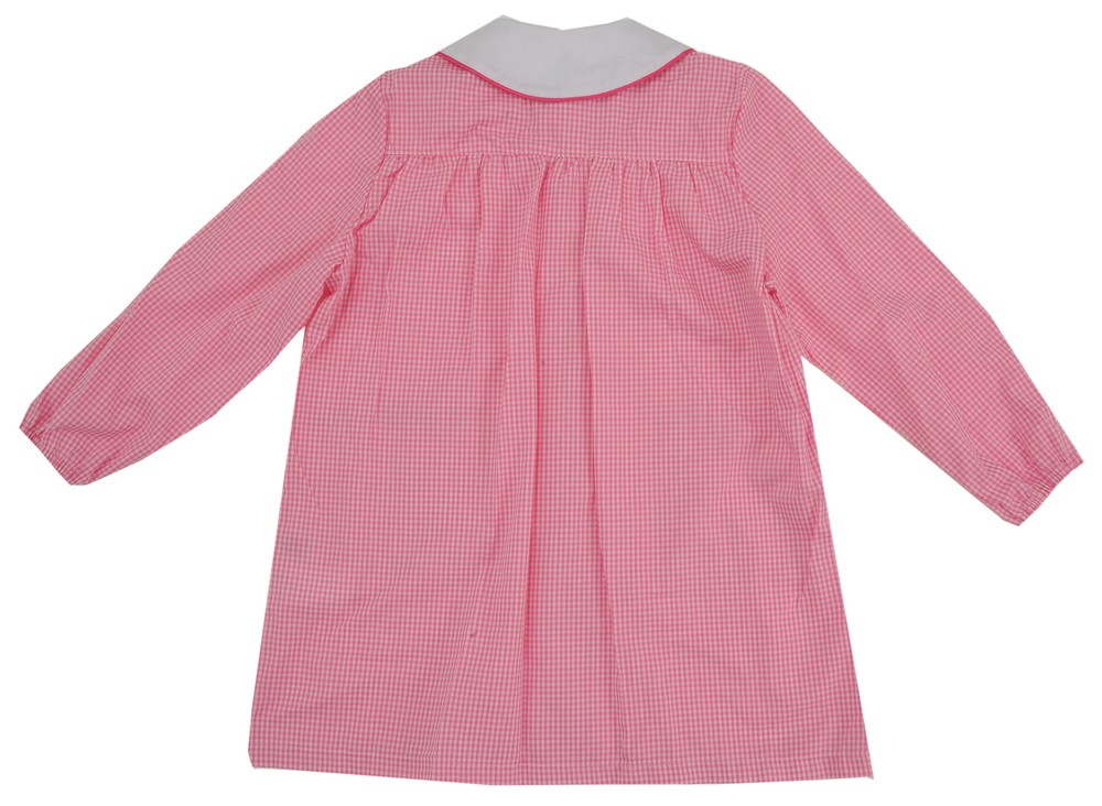 Grembiule Asilo Bambina 3 Anni Vichy Rosa - Foto 2