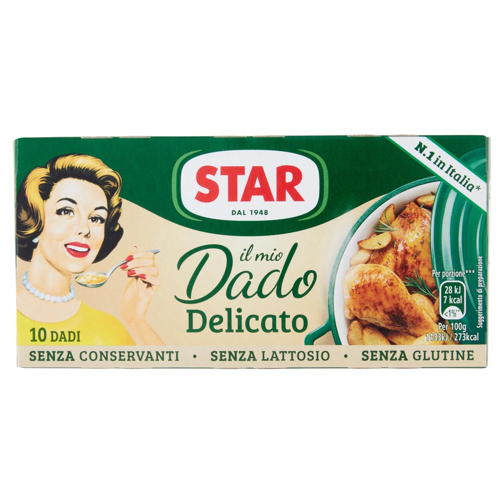 Dado Delicato 10x10g Star - Foto 1