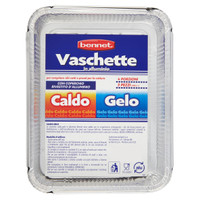 Vassoio Alluminio Caldo /Gelo 4 Porzioni Bennet Vassoio Alluminio Caldo /Gelo 4 Porzioni Bennet