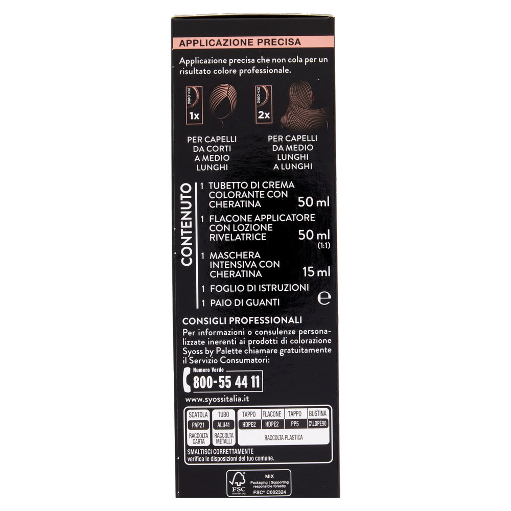 Colorazione Capelli 3.1 Castano Scuro Syoss By Palette - Foto 2