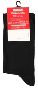 Calze Lunghe Uomo 39/41 Nero Maglia Liscia Delinea - Foto 2