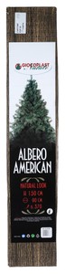 Albero American Cm 150 370 Rami Con Base In Ferro - Foto 1