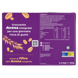 4 Barrette Cioccolato E Avena Oaties Kellogg's - Foto 3