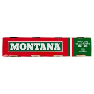 Carne In Scatola 4x90g Senza Glutine Montana - Foto 1