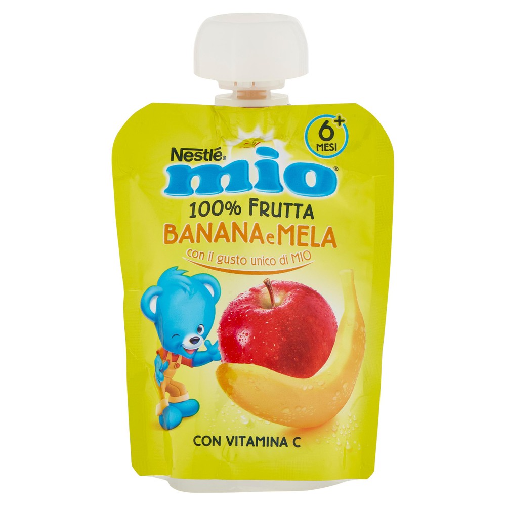 Merenda 100% Frutta Banana E Mela Da Spremere Pouch - Foto 1