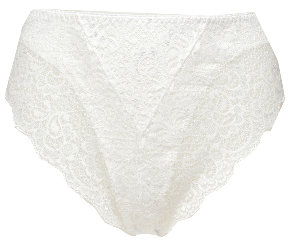 Slip Donna Con Pizzo Taglia 4 Bianco Jadea - Foto 1
