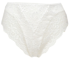 Slip Donna Con Pizzo Taglia 4 Bianco Jadea - Foto 1