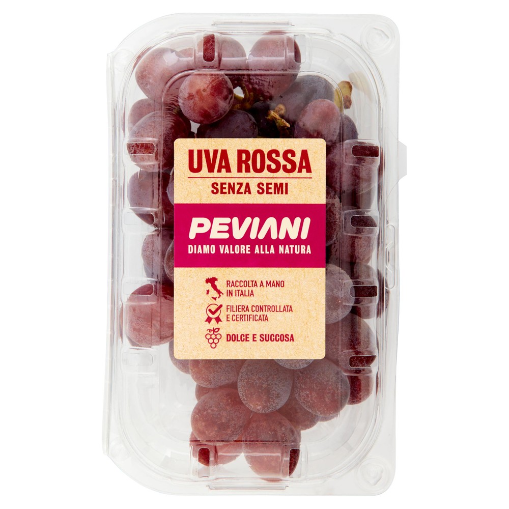 Uva Rossa Senza Semi In Vaschetta Varieta'crimson - Foto 1
