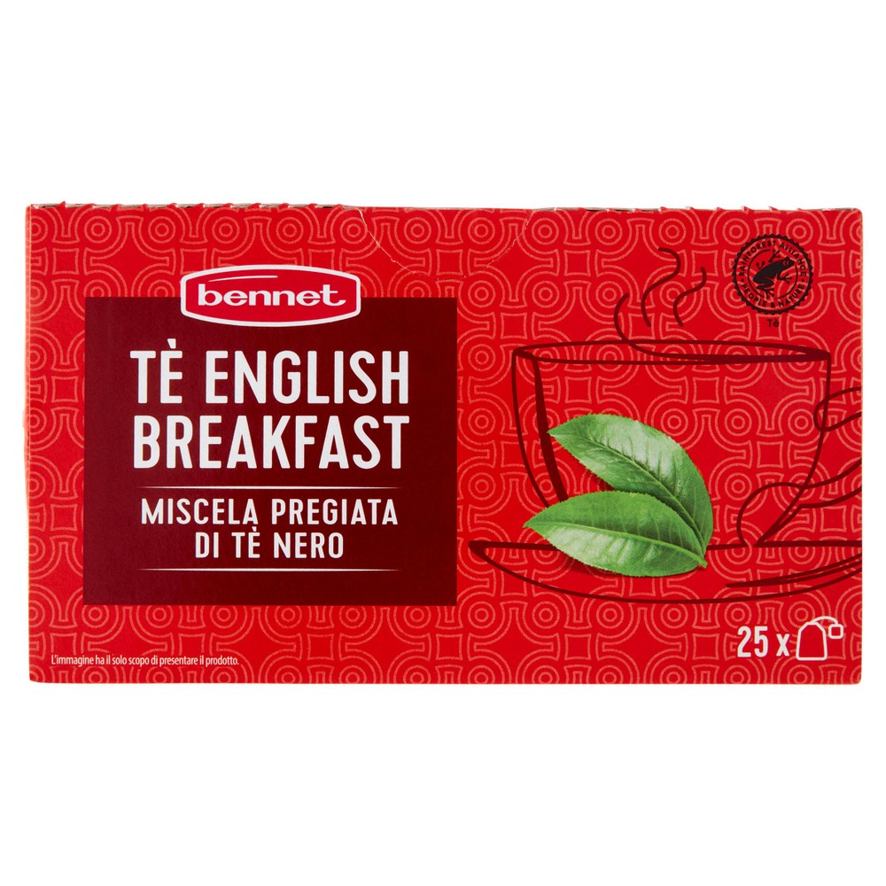 Tè Nero English Breakfast In Filtri 25x2g Bennet - Foto 1
