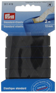 Elastico Lavabile Largo Nero Mm.12 X Mt.2 Prym - Foto 1