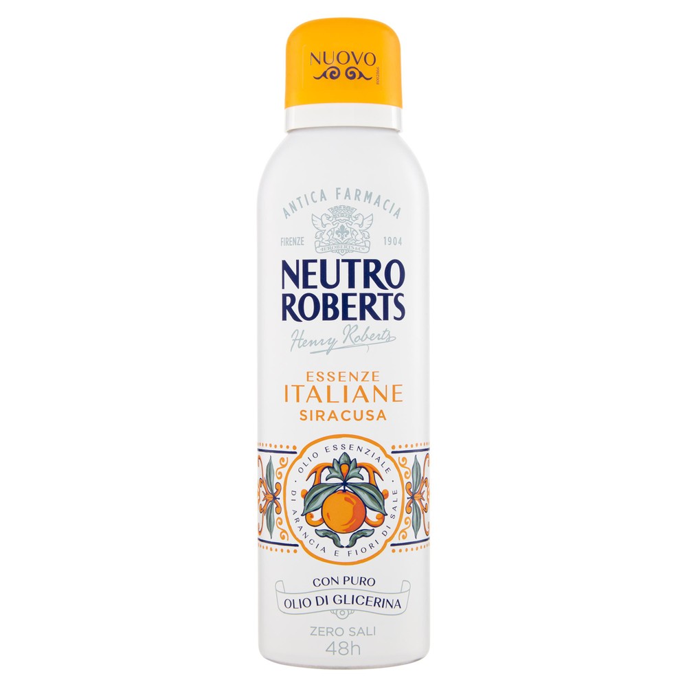 Deodorante Spray Neutro Roberts Essenze Italiane Siracusa - Foto 1