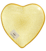Piatto Cuore Oro Cm.25 Piatto Cuore Oro Cm.25