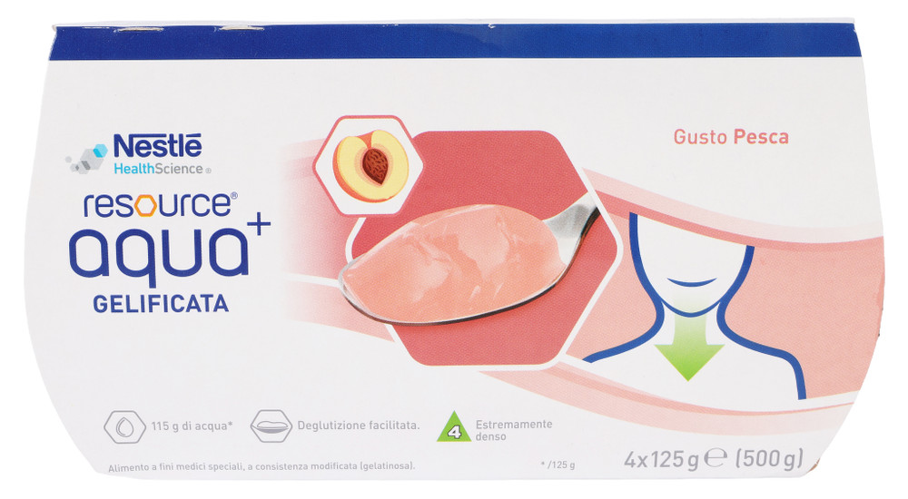 Resource Aqua+ Acqua Gelificata Gusto Pesca - Foto 1