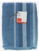 Telo Spugna Bordo Jacquard Cm100x150 Azzurro Scuro Casa