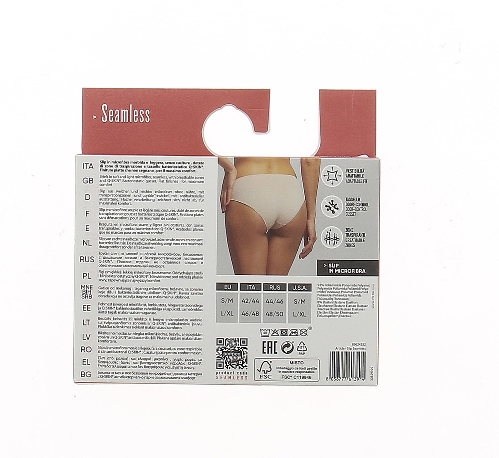 Slip Donna S/M Nero Pompea - Foto 3