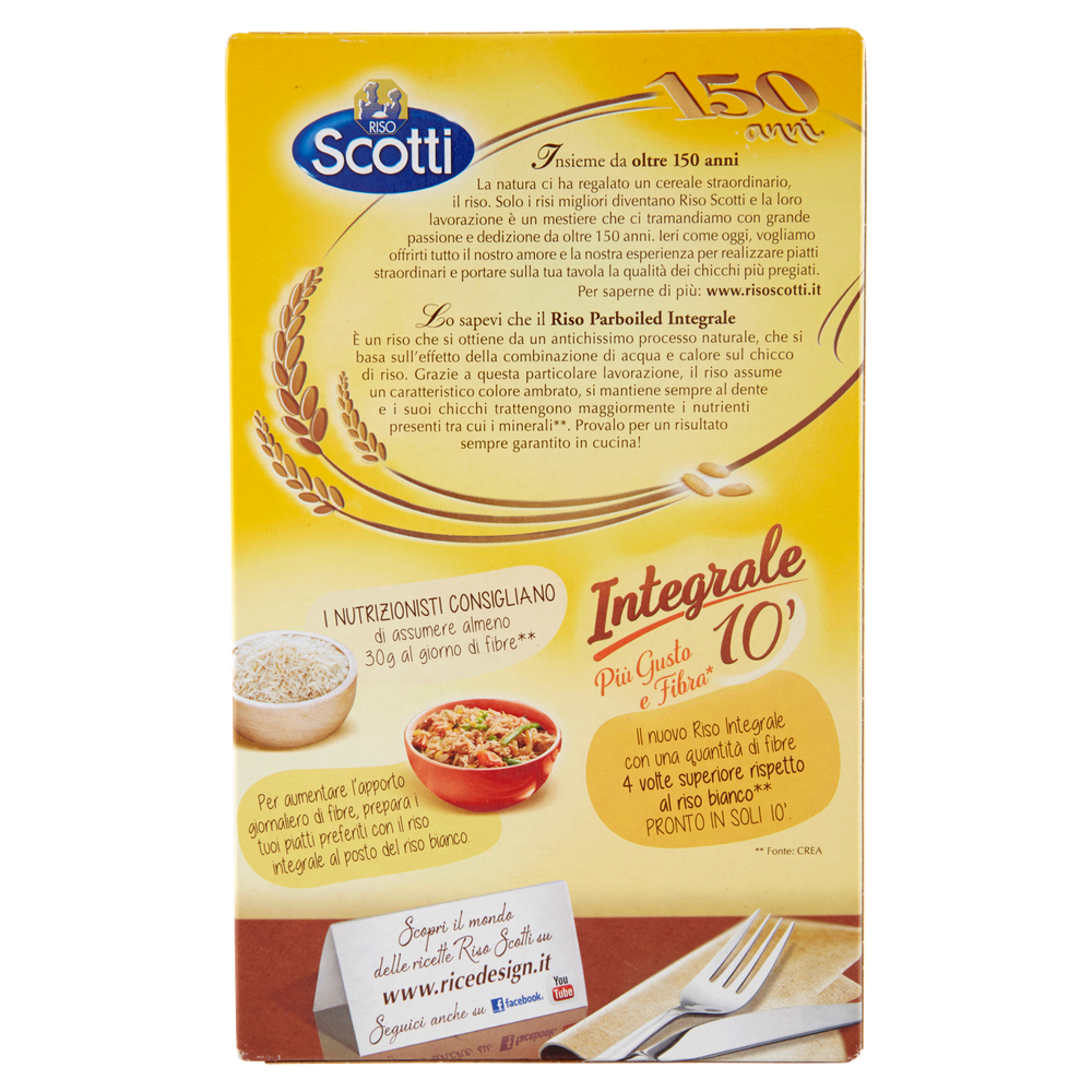 Riso Integrale Parboiled 10' Piu' Gusto E Fibra Riso Scotti - Foto 3