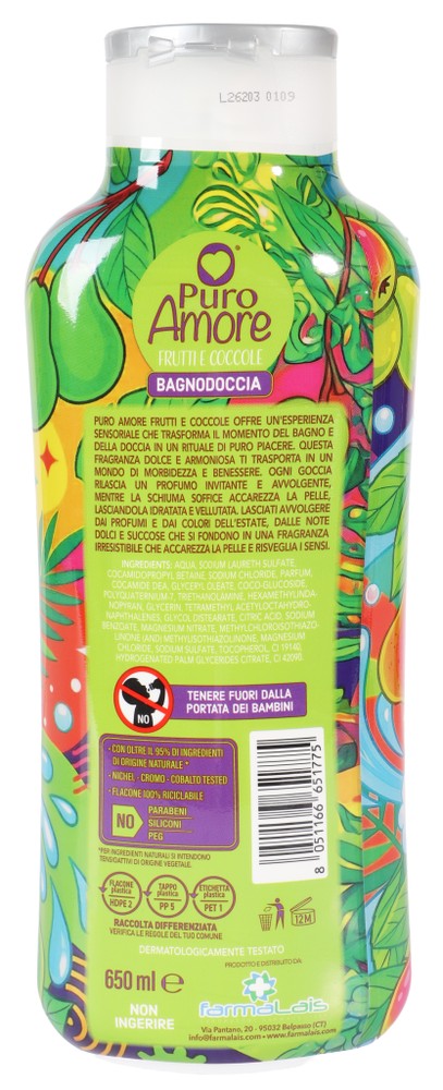 Bagnodoccia Frutti E Coccole Pera Succosa Puro Amore - Foto 3
