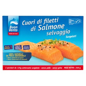 Cuori Di Filetto Di Salmone Selvaggio Buon Vento - Foto 1