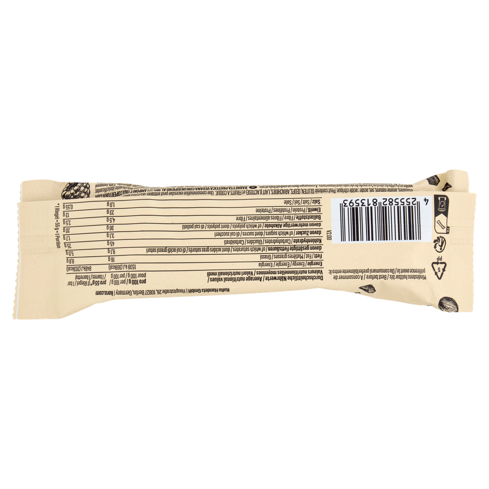 Koro Protein Bar Deluxe Vegan Raspberry Choc - Foto 3