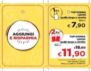 Top Donna Spalla Stretta L Nero Delinea - Foto 2