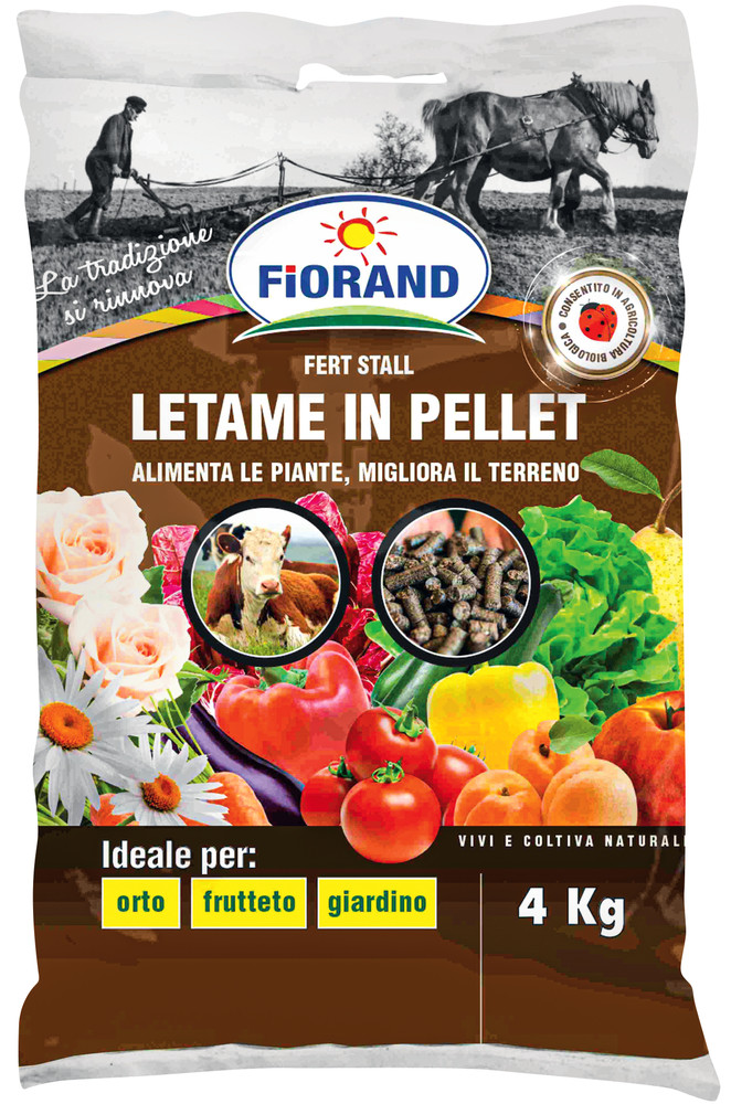 Letame In Pellet In Sacco Kg.4 Consentito In Agricoltura Biologica - Foto 1