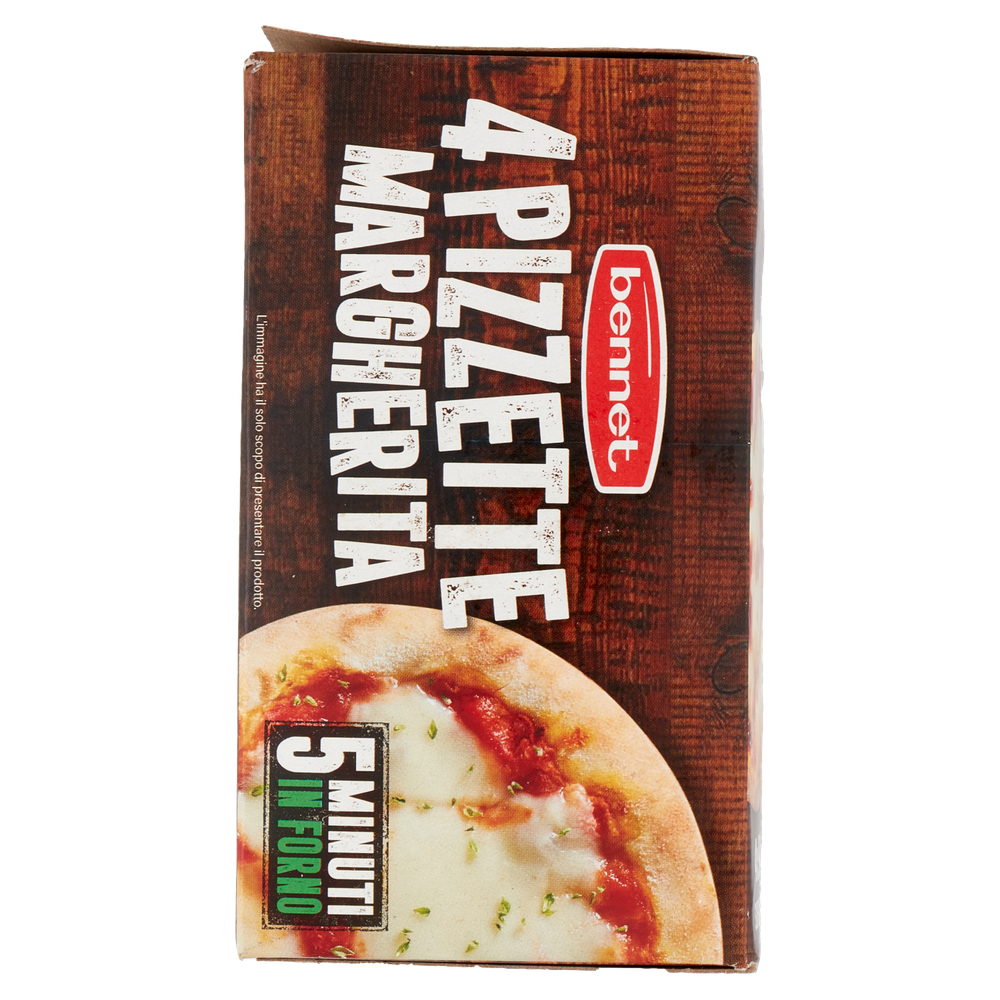 4 Pizzette Surgelate Margherita Bennet - Foto 2