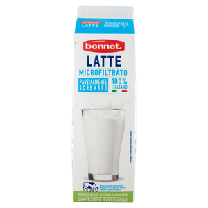 Latte Parzialmente Scremato Bennet Microfiltrato (conservare In Frigo)