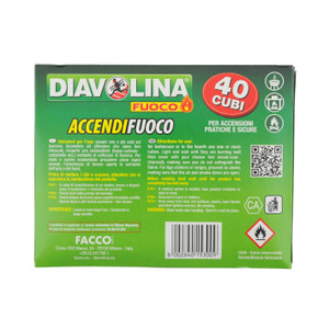 Accendifuoco Diavolina 40 Cubetti - Foto 2