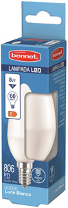 Lampadina Led A Candela 60w E14 Luce Fredda Bennet - Foto 1