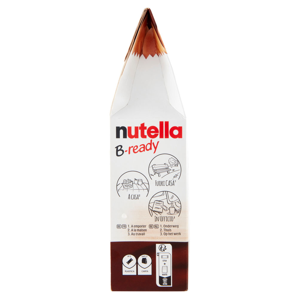 Biscotti Nutella B-Ready Con Crema Di Nocciola E Cacao 6x22g Nutella - Foto 2