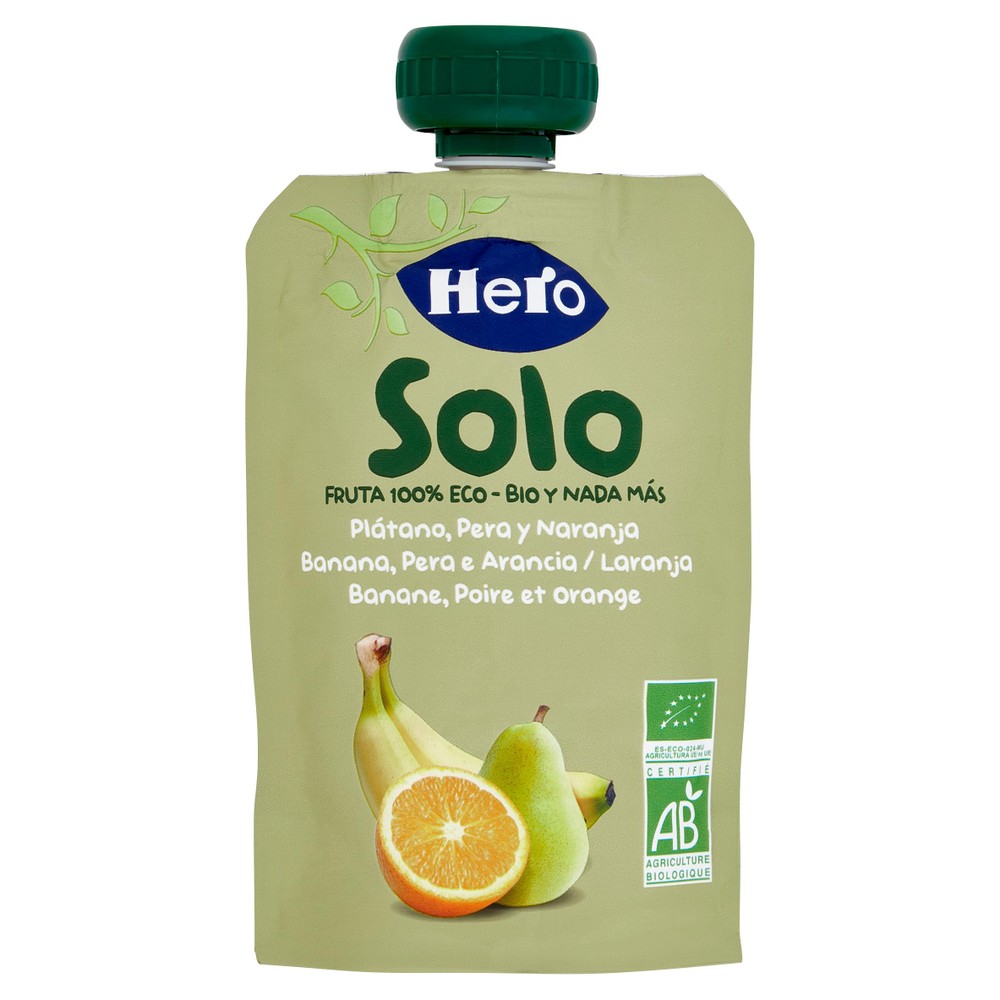 Pouch Banana-Pera-Arancia Bio Hero Solo - Foto 1