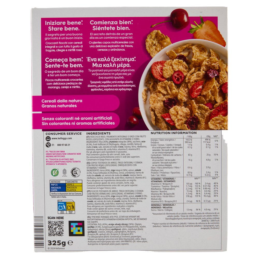 Cereali Special Red Fruits Con Frutti Rossi E Vitamine Kellogg's - Foto 3