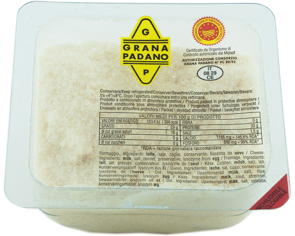 Grana Padano Dop Grattugiato - Foto 1