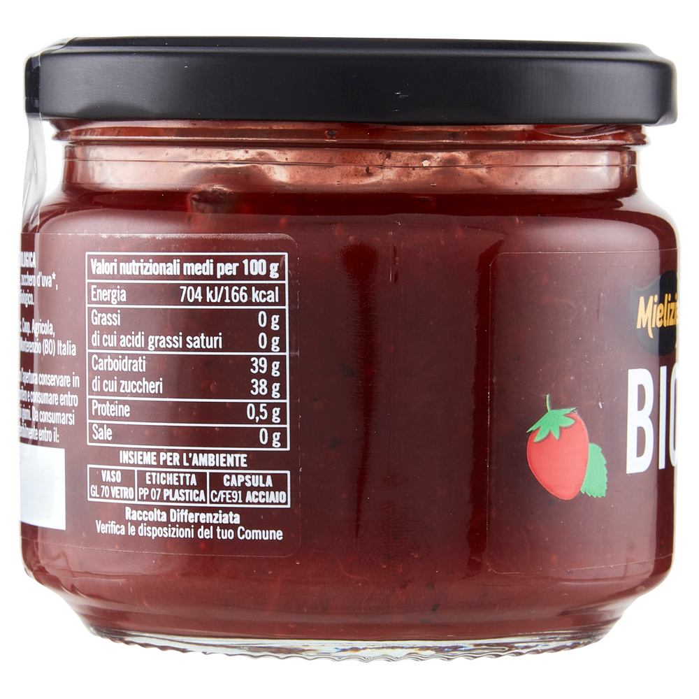 Composta Di Fragole Bio Di Sicilia Senza Addensanti Mielizia - Foto 2