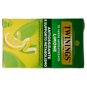 Te' Verde Aromatizzato Limone Twinings, Conf.20 Bustine - Foto 3