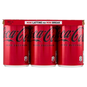 6 Lattine Mini Coca Cola Zero - Foto 1