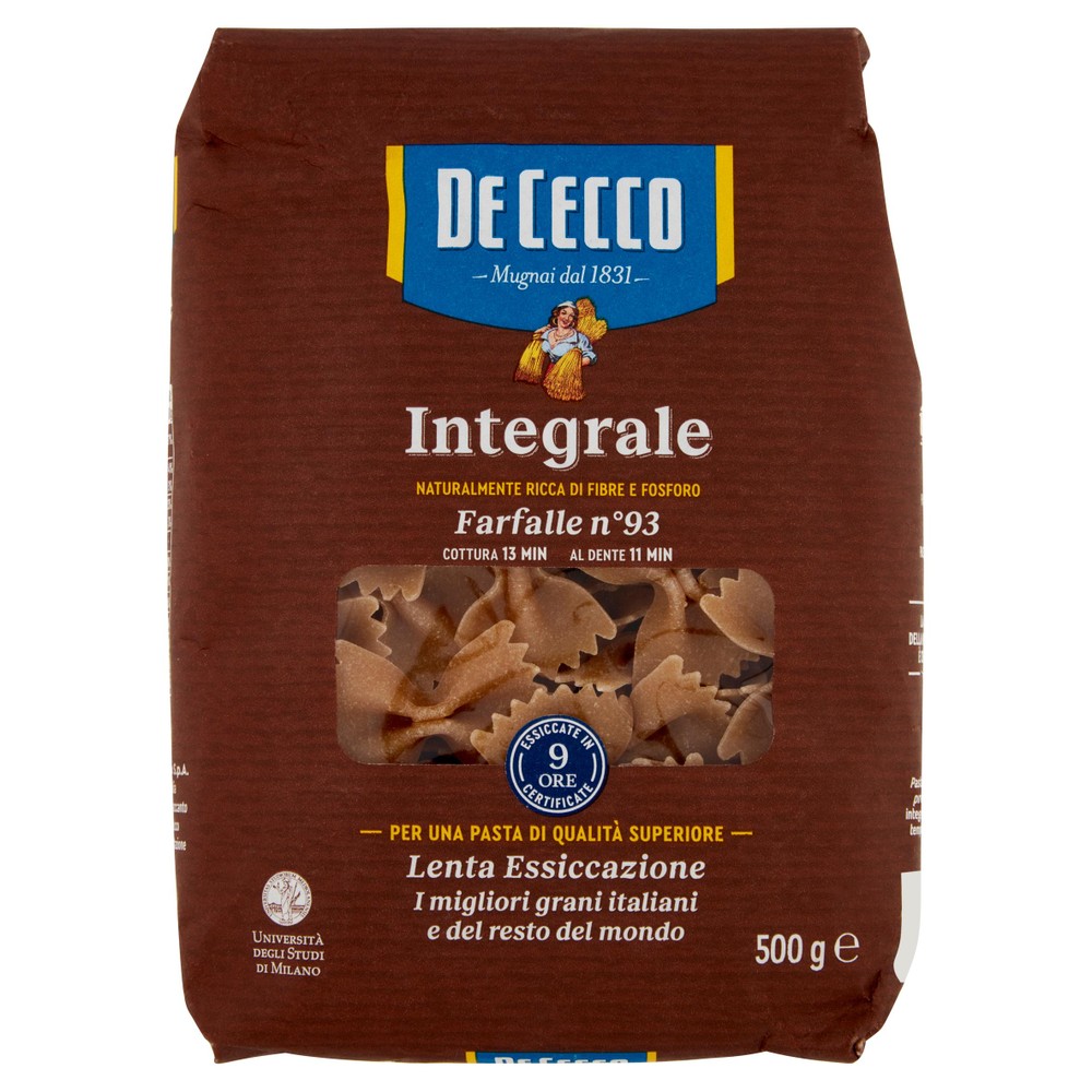 Farfalle Integrali De Cecco - Foto 1