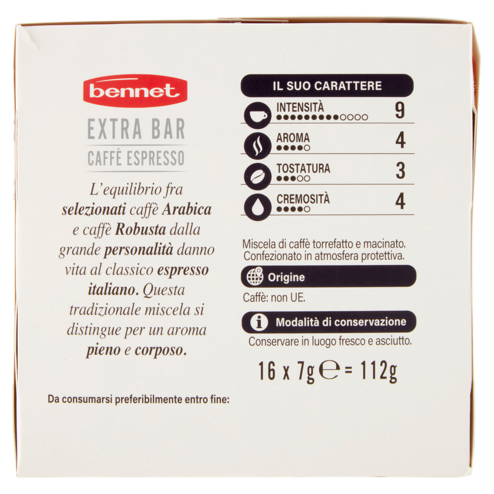 Caffè Espresso Classico In Capsule Compatibili Nespresso 10pz Bennet - Foto 2