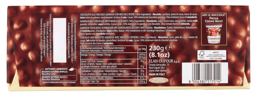 Nocciolato Novi