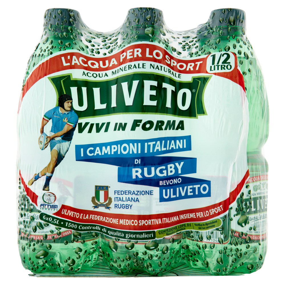 Acqua Effervescente Naturale Uliveto 6 X L 0,5 - Foto 3