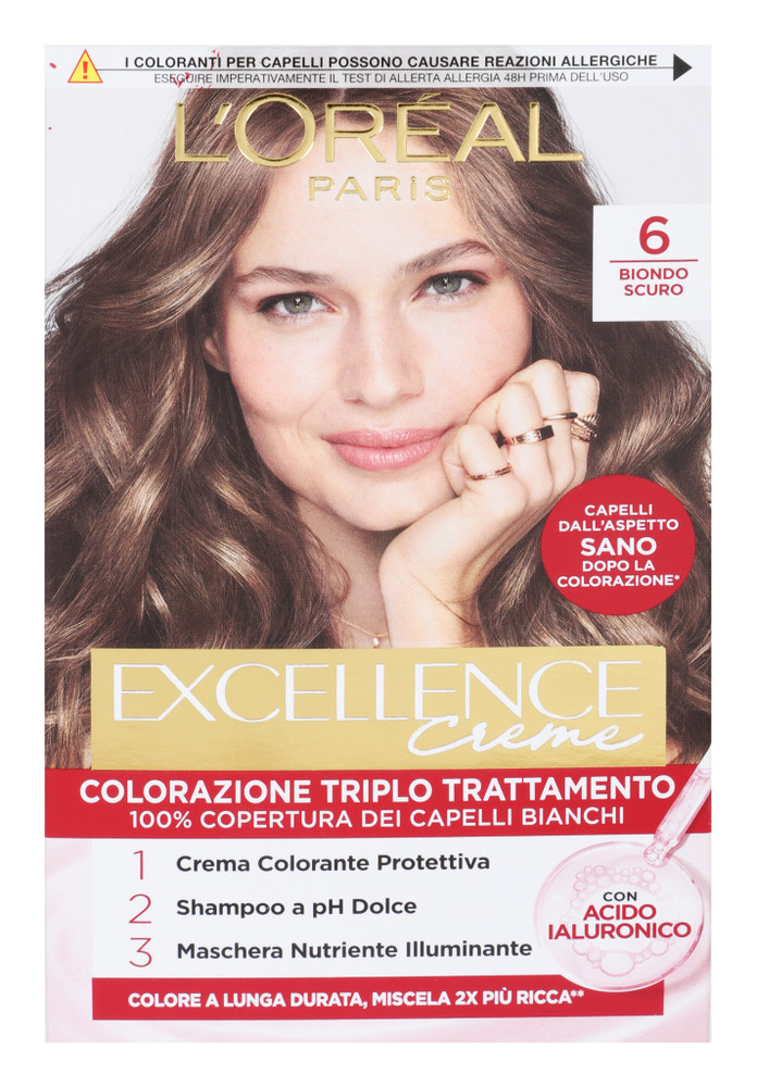 Colorazione Capelli N.6 Biondo Scuro Excellence - Foto 1