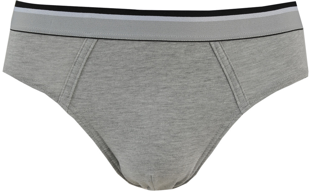 Slip Uomo Elastico Parlato Con Riga S Grigio Melange Delinea - Foto 1