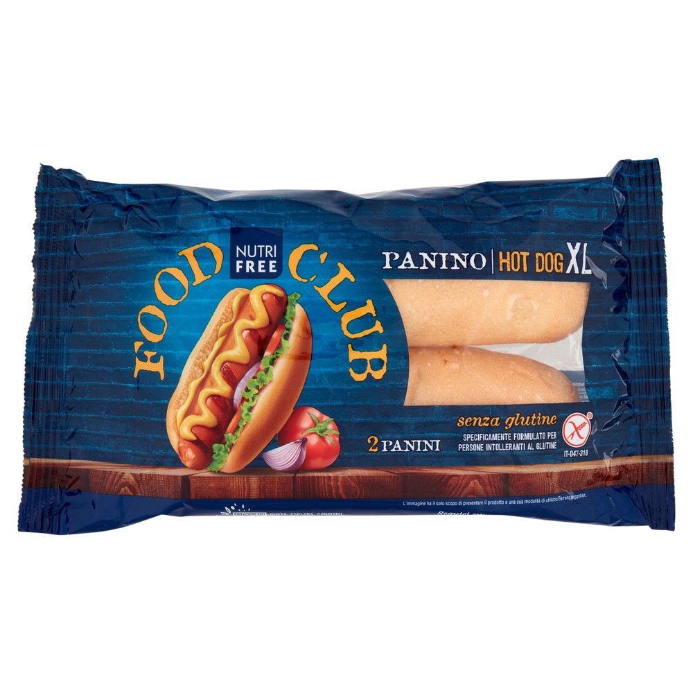 Nutrifree Food Club Panino Hot Dog XL Senza Glutine - Foto 1