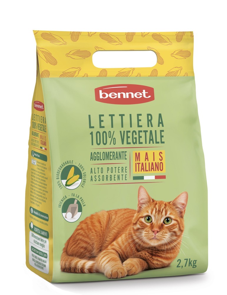 Lettiera Vegetale Agglomerante In Mais Bennet - Foto 1