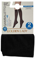 Gambaletti Velati Donna Unica Nero 40 Denari Golden Lady Conf. Da 2 Gambaletti Velati Donna Unica Nero 40 Denari Golden Lady Conf. Da 2